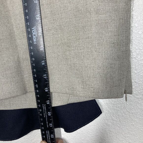 3.1 Phillip Lim Top Womens 4 Gray Peplum Sleeveless Modern Blouse Asymmetrical - Picture 16 of 16